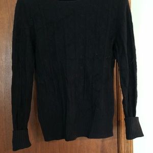 Autumn cashmere light black long sleeve sweater